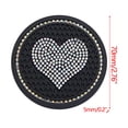 thumbnail image 2 of Crystal Rhinestone Car Cup Coaster with Non-Slip Base, Decorative Holder for Beverages, Fits 2.76-Inch Vehicle Cup Holders, 2 of 8