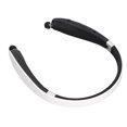 thumbnail image 4 of Retractable Earbuds Headset, Noise Cancelling Foldable Neckband  Headphone With Mic For Running For Driving White, 4 of 8