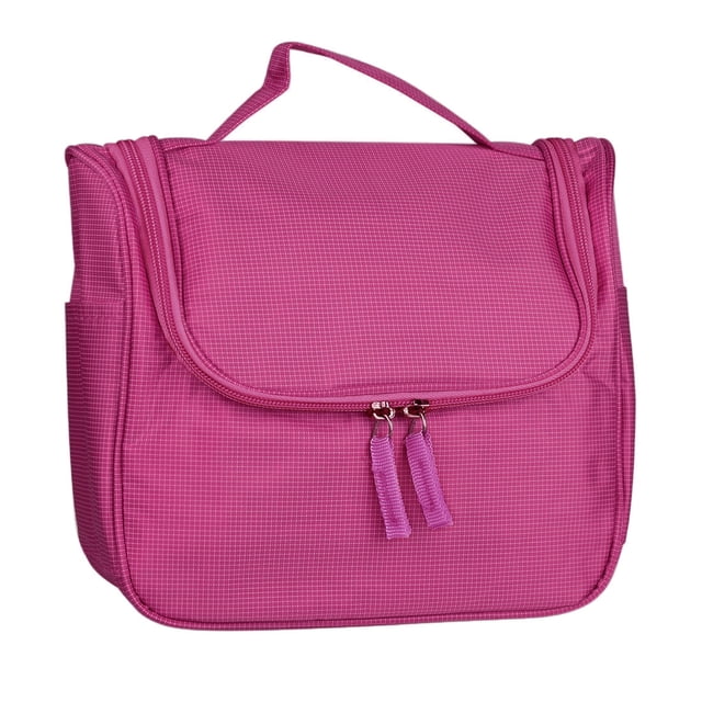 Travel Cosmetic Bag Toiletry Case Wash Organizer Storage Hanging Pouch Fuchsia