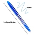 thumbnail image 3 of 12 Colours Flame Erasable Pen Colourful Boxed Erasable Water Pen 20Ml Retractable Heat Sensitive Ink Rollerball Pens With Eraser Top For Office School Writing 0.5Mm Fine Tip, 3 of 9