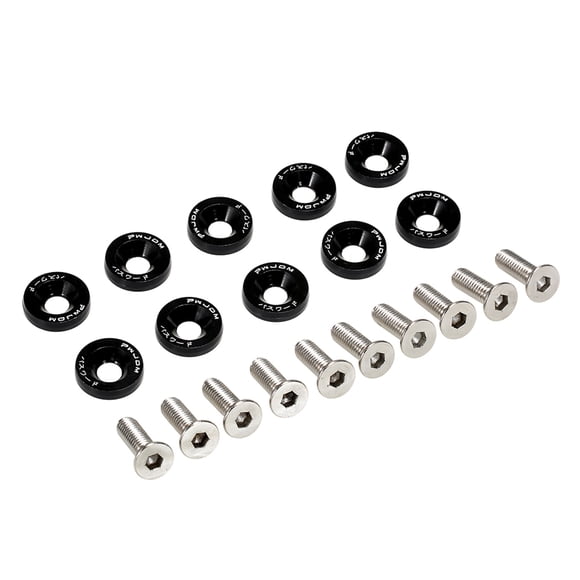Riwcyla Billet Aluminum Washer Bolt Engine Bay Dress Up Kit Universal Screw Bolt Car Styling , perfect for daily use, outdoor activities, travel & casual occasions