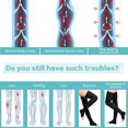 thumbnail image 5 of MesaSe 1 Paire 20-32mmHg Chaussettes de Compression Beiges 4TG Bas de Compression Sans Orteils pour Femmes & Hommes, 5 of 5