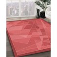 thumbnail image 3 of Ahgly Company Machine Washable Indoor Rectangle Transitional Red Area Rugs, 5' x 8', 3 of 7