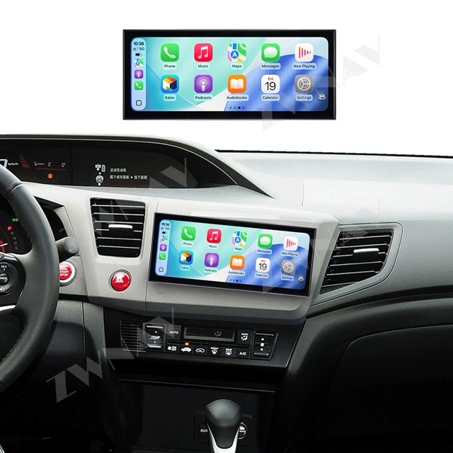 ZWNAV 15.8 inch Android 15 Car Radio For Honda Civic 2012-2015 HD Multimedia Video Player Navigation GPS DVD 4G DSP Stereo Bluetooth