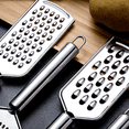 thumbnail image 3 of Stainless Steel Cheese Grater Set, Set of 3 Kitchen Grater, Lemon Zester for Vegetable, Fruit, Chocolate, 3 of 5