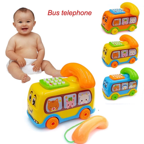 Meitianfacai 2017 Jouets pour Bébé Bus Musical Téléphone Jouet Éducatif de Développement pour Enfants Cadeau