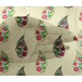 thumbnail image 4 of oneOone Viscose Chiffon Fabric Leaves & Floral Block Print Fabric By Yard 42 Inch Wide, 4 of 4