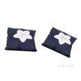 thumbnail image 1 of Old Modern Handicrafts AB902 Coussin Bleu, Étoile Blanche, Lot de 2, 1 of 1