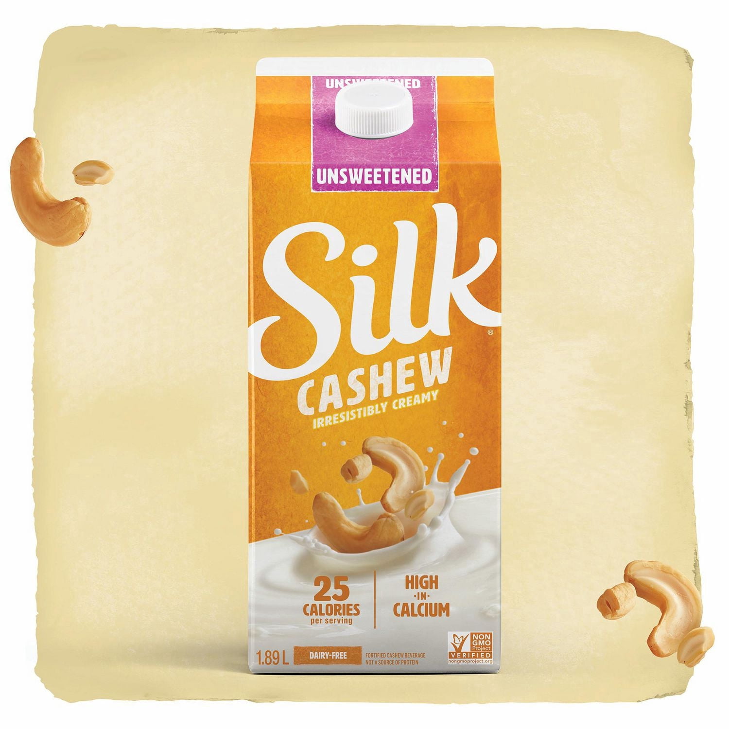 Silk Cashew Milk Alternative, Unsweetened, Dairy Free