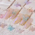 thumbnail image 3 of 8Pcs Clou Strass Exquis Bricolage Léger Double Couche Papillon Ornement pour les Femmes, 3 of 8