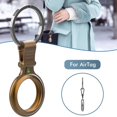 thumbnail image 1 of Étui en Métal avec Porte-Clés Résistant aux Rayures Étui Protecteur Portable Compatible avec AirTags Traqueur Bluetooth Housse de Protection, 1 of 10