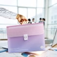 thumbnail image 1 of Amzcrzy Plastics Organiser Clip Handheld Organ Bag Multi-Layer Folder Student Test Paper Storage Bag Large Capacity Briefcase File Bag Teacher Supplies Desk Organizer Classroom Must Haves, 1 of 1
