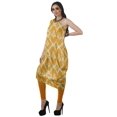 thumbnail image 4 of Moomaya Robe Kurti Sans Manches à une Épaule Imprimée pour Femmes, Vêtement de Créateur Boho pour Fête, 4 of 7