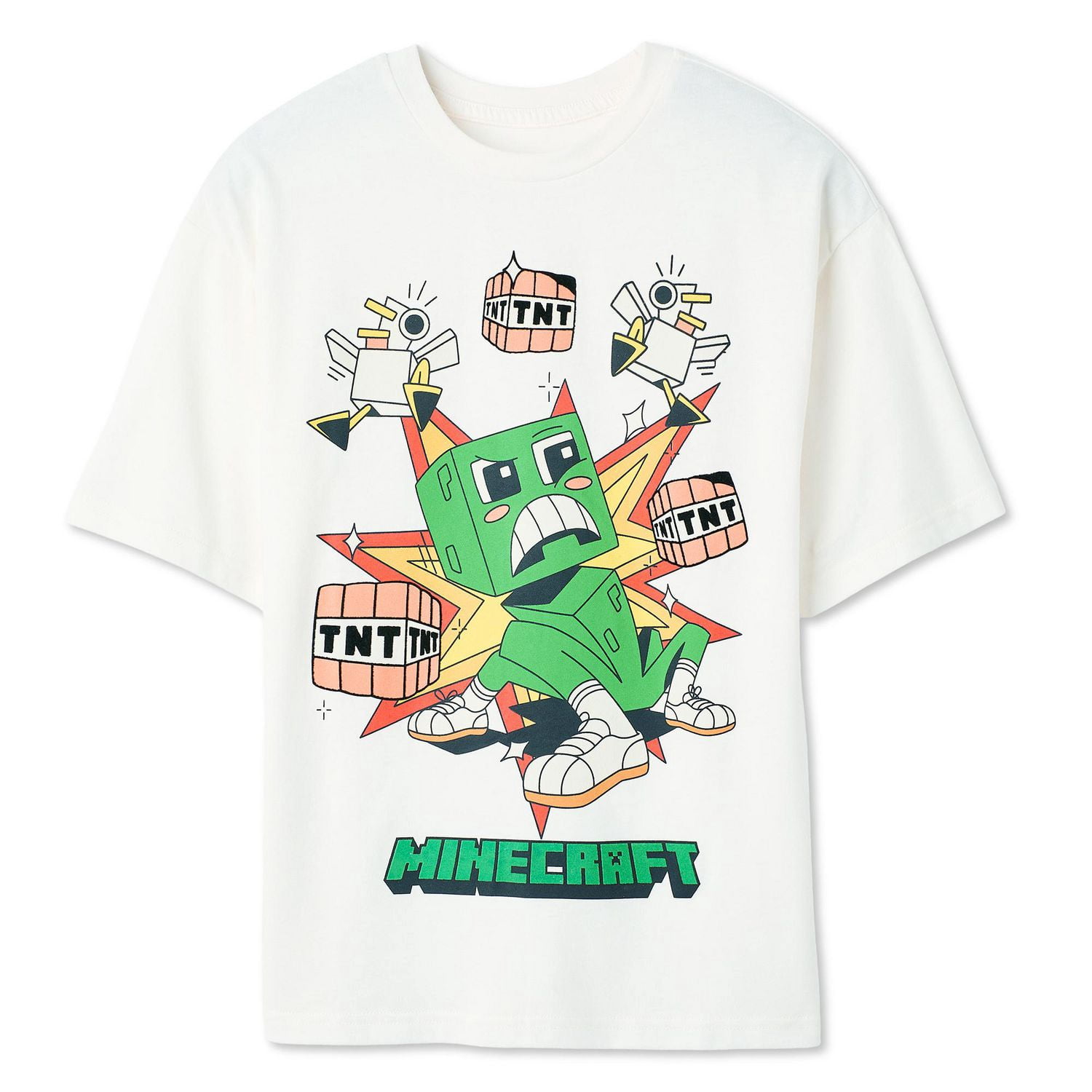 T-shirt à imprimé graphique Minecraft pour garçons