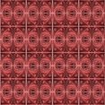 thumbnail image 1 of Ahgly Company Tapis d'Intérieur Lavable en Machine Carré Rouge Transitionnel, 5 Pieds Carré, 1 of 7