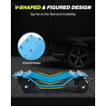 thumbnail image 4 of Cherish Car Dollies Set of 2,4000LBS with Tow Hooks, Thickened Handles & Sidebar, Car Wheel Dolly with Security Lock, Car Dolly for Moving Cars, Trucks & Vehicles, 4 of 7