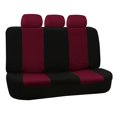 thumbnail image 4 of FH Group Car Seat Covers Full Set Cloth - Universal Fit, Automotive Seat Covers, Airbag Compatible, Solid Bench Rear Seat, Washable Car Seat Cover for SUV, Sedan, Van, 4 of 9