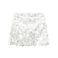 thumbnail image 4 of GZWYHT Jupes pour Femmes, Mini-Jupe Femme à Paillettes à la Mode Taille Haute Ajustée Rehausse-Fesses Jupe Courte Décontractée Jupe à Paillettes, Jupes d'Été, Robe Blanche, Jupes Taille Haute m, 4 of 4
