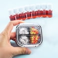 thumbnail image 3 of Tumotour Storage Box Portable Divided Into Compartments Sealed Padding Proof Mini Small Storage Box Transparent Portable Storage Box, 3 of 6