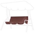 thumbnail image 2 of LCXmlly Swing Canopy Rain Cover Waterproof Ruffle Design UV Resistant Simple Installation Universal Protective Oxford Thickened Swing Canopy, 2 of 8