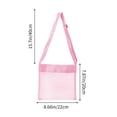thumbnail image 3 of Dvkptbk Nylon Square Beach Bag Small Square Bag with Buckle Beach Bag Children's Beach Toy Storage Bag Play Sand Tools Beach Bag Large Capacity Outdoor Bag Swimming, 3 of 6