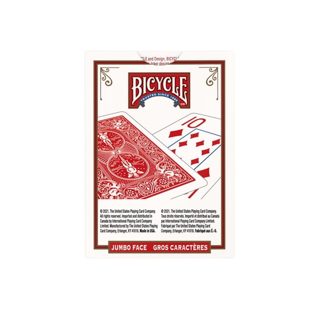 Cartes à jouer Bicycle Jumbo Index - Walmart.ca