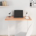 thumbnail image 1 of vidaXL Table Top Light Brown 80x50x(2-4) cm Treated Solid Wood Oak, 1 of 5