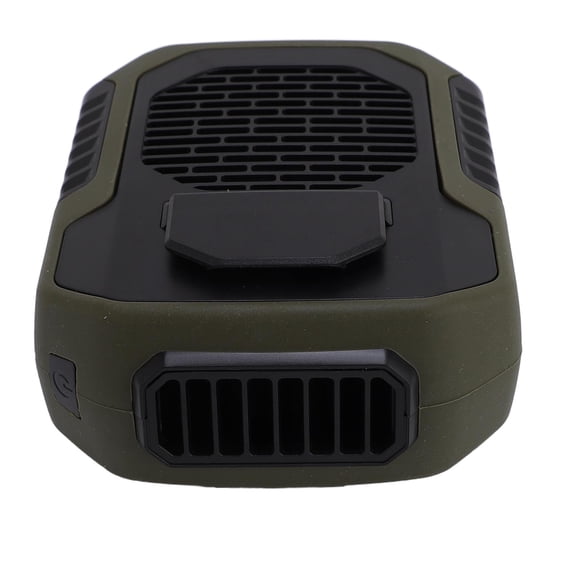 Waist Fan, 6000mAh Rechargeable Waist Fan Mobile Power Non Slip for Outdoor Green,Orange