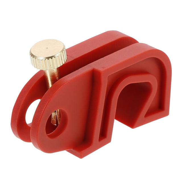 Boucle de Sécurité pour Disjoncteur en Nylon PA pour Verrouillage Sécurisé Rouge 1 Paquet