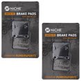 thumbnail image 1 of Niche Rear Brake Pad for Kawasaki Ninja ZX12R Semi-Metallic Motorcycle 2 Pack 519-KPA2431D, 1 of 5
