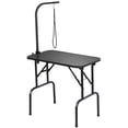 thumbnail image 3 of Yaheetech Table de Toilettage Pliable pour Animaux avec Cordon à Boucle, Noir, 3 of 8