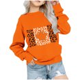 thumbnail image 1 of Dadaria T-Shirt pour Enfants T-Shirt Orange Hauts T-Shirt à Manches Longues Col Ras du Cou Tee Matières Chandail d'Été Blouses 9 Ans, 1 of 4