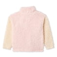 thumbnail image 2 of George Toddler Girls' Plush Full Zip Jacket, 2 of 2