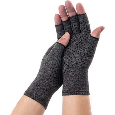 Jinswick Gants en Bambou contre l'Arthrite, Gants de Réadaptation à Doigts Séparés Gants en Bambou contre l'Arthrite, Gants en Bambou pour Hommes et Femmes