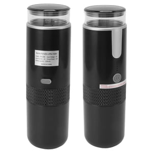 Portable Coffee Maker, Rechargeable Mini Portable Pocket Coffee Maker 1200mah Travel Gadgets PP Stainless Steel  for Camping