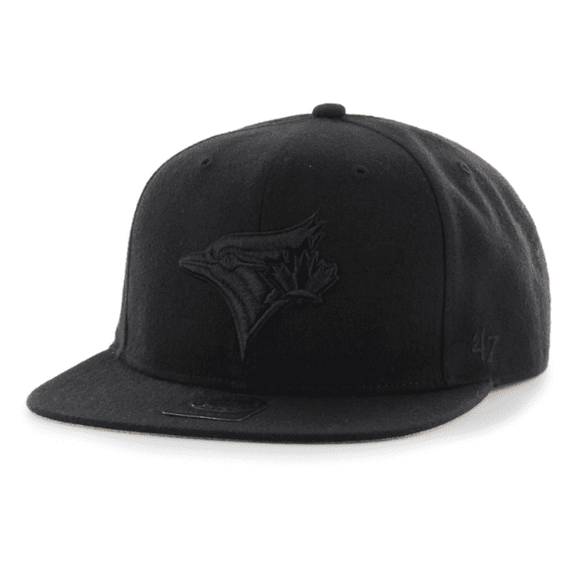47 NHL Sure Shot black on black Captain Cap - Toronto Maple Leafs