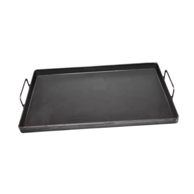Elodie BBQ Griddle Practical Accessory Flat Top Plate for Camping Gas Grill Cooking 5x35cm