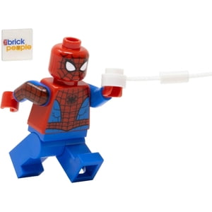 LEGO Superheroes: Spider-man Minifigure with Web and Printed Arms