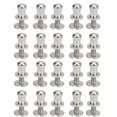thumbnail image 1 of Filfeel 20Pcs Round Head Solid Copper Nail Rivet Button 7x5mm DIY Round Head Stud Spot Screwback For Leather Craft Decoration Bag Shoes Repairs(Bronze ), 1 of 8