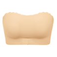 thumbnail image 4 of WZXFASHION Strapless Bra For Women Wire Bras Front Buckle Padded Bra With Straps Bra Khaki S, 4 of 5