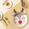 thumbnail image 5 of Lisbinx Christmas Day Shaped Plates Christmas Tree Wapiti Santa Claus Party Decoration Disposable Christmas Dinner Plates Tableware Christmas Decoration, 5 of 5