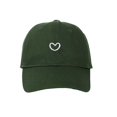 thumbnail image 2 of Trendy Heart Embroidered Baseball Cap for Daily Wear - Adjustable and Versatile Headgear for All Seasons, 2 of 4