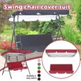 thumbnail image 1 of Outdoor Sunscreen Chair, Waterproof Garden Bench, Foldable Lightweight Design, Modern Rattan Style, for Patio Deck, Uv Protection, Durable Wicker Material, Compact Storage, for Relaxing,, 1 of 8