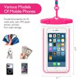 thumbnail image 1 of Universal Waterproof Phone Pouch, PVC Cellphone Dry Bag Case, IPX8 Waterproof Phone Case Compatible, 1 of 8