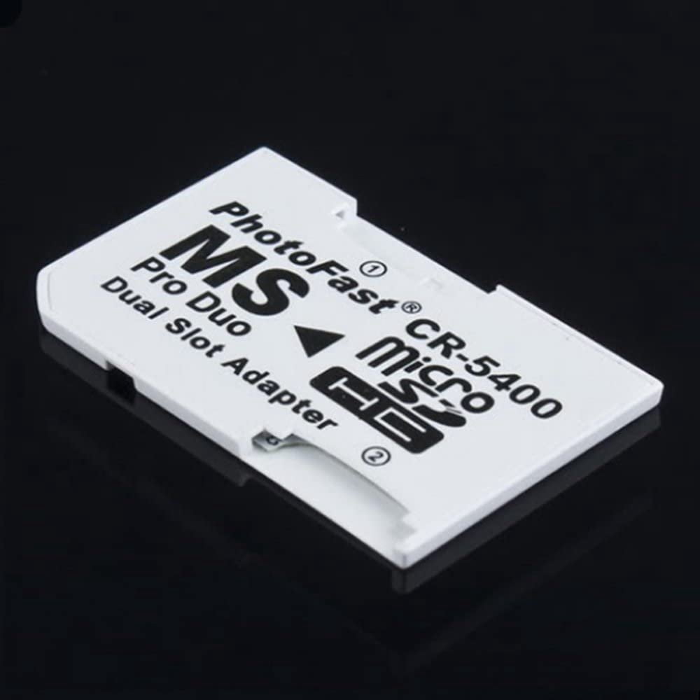 Micro SD TF to Memory Stick MS Pro Duo for PSP 1000/2000 / 3000 Card Dual 2 Slot Adapter Converter CR-5400 CR5400,4 pcs