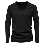 Ketyyh-chn99 Hommes T-shirts Golf Chemises Hommes 2024 Été Hommes T-shirt manches courtes Col d'équipage doux Tees Classic Tshirts Noir,3XL