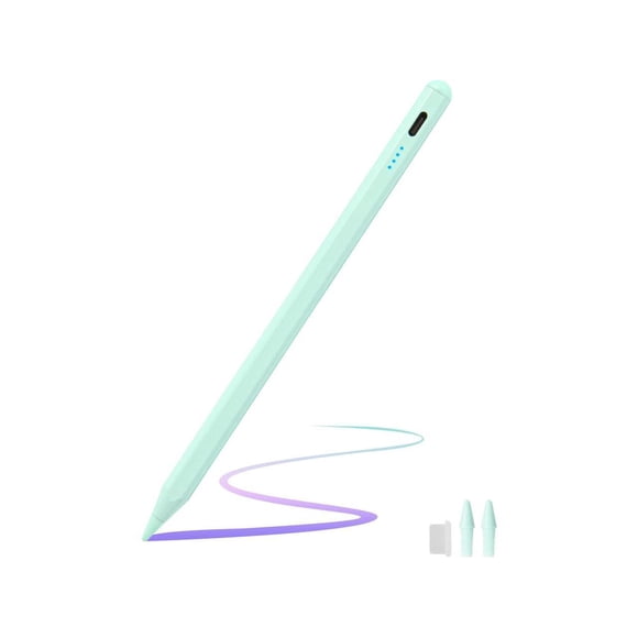 Stylet pour iPad avec Rejet de la Paume - Apple Pencil pour iPad 10/9e Gén., Compatible avec iPad Pro 11 et 12,9 Po, iPad Mini 6e/5e, iPad Air 3/4/5, iPad 6/7/8e Gén. - Parfait pour Écrire et Dessiner