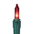 thumbnail image 4 of Northlight Mini Incandescent Christmas Lights - Red and Clear - 10' Green Wire - 50ct, 4 of 6