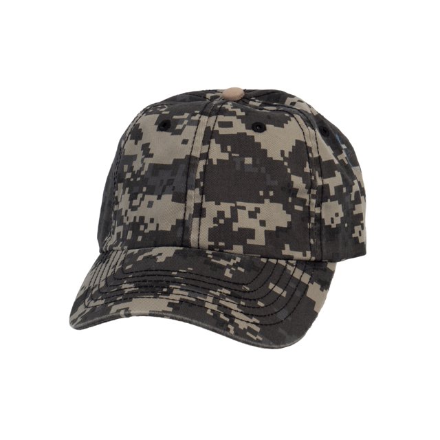 Top Headwear Enzyme Washed Camouflage Cap Tactical Hat, Suburban Digital Camo