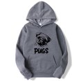 thumbnail image 1 of Hip hop Chandail Imprimé Carlin pour Hommes et Femmes (Darkray, m), 1 of 10